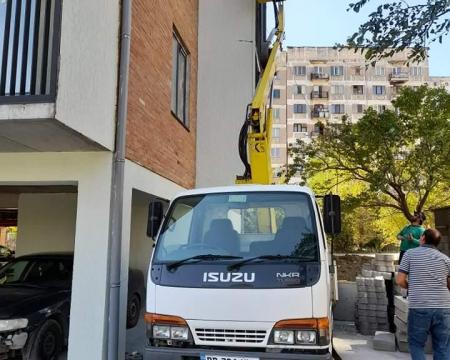 ამწე კალათის მომსახურება