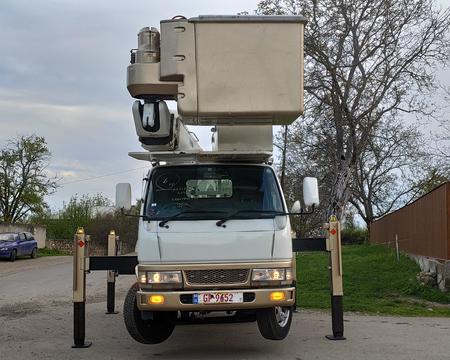 ამწე კალათა გამოძახებით 