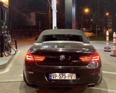 დღიურად ქირავდება BMW 650i კაბრიოლეტი