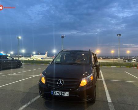 Comfortable Mercedes minivan with driver for rent/ქირავდება კომფორტული მერსედესის მინივენი მძღოლით