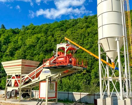 მობილური ბეტონის ქარხანა 60 მ³ / საათი