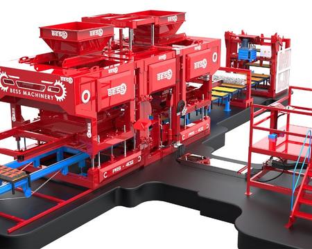  PRS-402 — ავტომატური ფილის ქვისა და ბლოკის საწარმოო დანადგარი