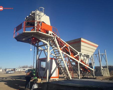 ბეტონის ქარხანა ახალი საათში 35 კუბიანი