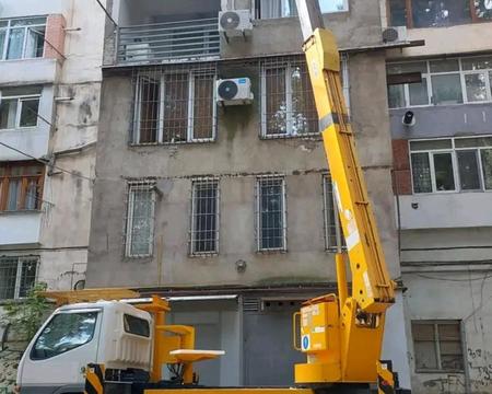 ამწე კალათა ქირავდება გამოძახებით