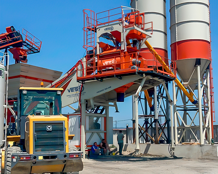 VESS მობილური ბეტონის ქარხანა